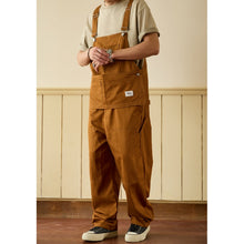 Load image into Gallery viewer, Retro Loose-Fit Multi-Pocket Workwear Cargo Overalls
