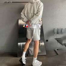 Load image into Gallery viewer, Loose Hooded Top Shorts Sports Suit