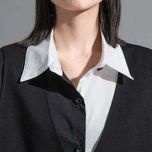 Load image into Gallery viewer, Fake Two Piece Long Sleeve Vest Shirt