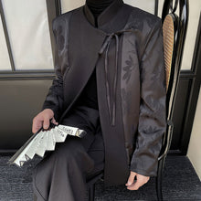 Load image into Gallery viewer, Winter Retro Reversible Satin Jacquard Patchwork Jacket