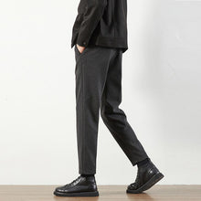 Load image into Gallery viewer, Wool Slim-fit Straight-leg Casual Suit Pants