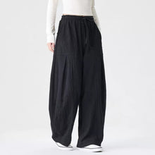 Load image into Gallery viewer, Zen-inspired Elastic Waist Loose Casual Pants