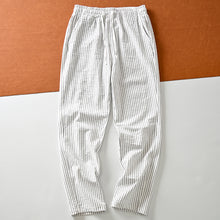 Load image into Gallery viewer, Striped Loose Straight Casual Pants