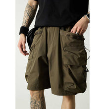 Load image into Gallery viewer, Large Pockets Loose-fitting Casual Shorts