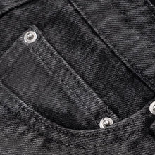 Load image into Gallery viewer, Glitter-coated Slim-fit Stacked Denim Flared Pants