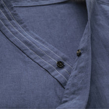 Load image into Gallery viewer, Cotton and Linen Striped Thin Breathable Vest Sleeveless