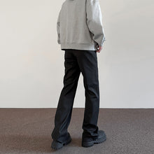 Load image into Gallery viewer, Black Slim Straight Pants