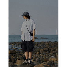 Load image into Gallery viewer, Summer Striped Short-sleeved Shirt