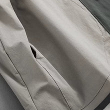 Load image into Gallery viewer, Retro Color-blocked Loose Casual Crew Neck T-shirt