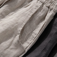 Load image into Gallery viewer, Breathable Straight-Leg Loose Linen Trousers