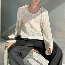 Load image into Gallery viewer, Sequin Low Collar Loose Casual Shirt