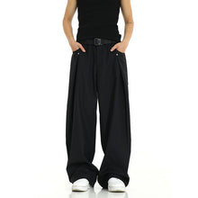 Load image into Gallery viewer, Straight Wide-leg Retro Loose Suit Trousers