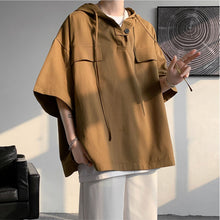 Load image into Gallery viewer, Hooded Loose Short-Sleeved T-shirt