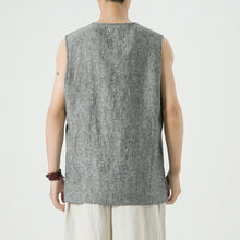 Load image into Gallery viewer, Linen Vintage Loose Vest