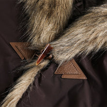 Load image into Gallery viewer, Faux Fur Collar Loose Thick Jacket