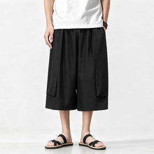 Load image into Gallery viewer, Large Pocket Ice Silk Quick-drying Drape Wide-leg Straight Pants