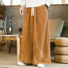 Load image into Gallery viewer, Thickened Corduroy Wide-leg Straight Pants