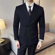 Load image into Gallery viewer, Double-breasted Casual Suit Jacket
