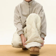 Load image into Gallery viewer, Multi-pocket Lamb Wool Cotton Plus Velvet Thickened Wide-leg Pants