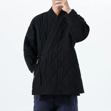 Load image into Gallery viewer, Cross-collar Loose Quilted Coat
