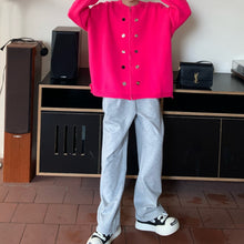 Load image into Gallery viewer, Loose Buttoned Sweater Jacket