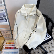 Load image into Gallery viewer, Loose Stand Collar Jacket