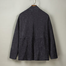 Load image into Gallery viewer, High Collar Curved Neck Long Sleeve Hanfu Cardigan