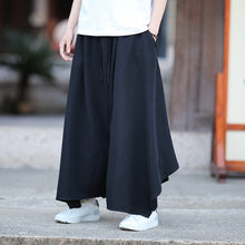 Load image into Gallery viewer, Loose Embroidered Irregular Culottes