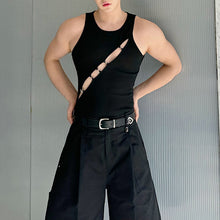 Load image into Gallery viewer, Metal Ring Cutout Slim Fit Vest