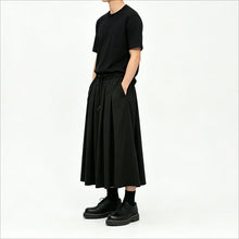 Load image into Gallery viewer, Japanese High-Waisted Pleated Casual Culottes