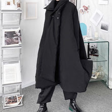 Load image into Gallery viewer, Loose Knee-Length Cotton Coat