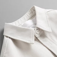 Load image into Gallery viewer, Casual Retro Twill Faux Denim Loose Collar T-Shirt