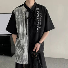 Load image into Gallery viewer, Tie-dyed Irregular Embroidered Shirt