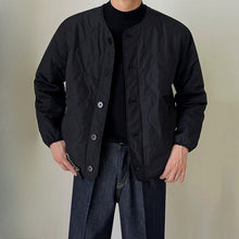 Load image into Gallery viewer, Japanese Loose Collarless Cotton Jacket