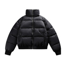 Load image into Gallery viewer, Stand-up Collar Solid Color Casual Cotton Jacket