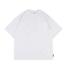 Load image into Gallery viewer, Loose Cotton Round Neck Solid Color T-shirt