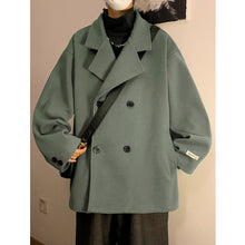 Load image into Gallery viewer, Double-breasted Loose Woolen Jacket