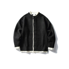 Load image into Gallery viewer, Japanese Faux Two-piece Loose Casual Knit Cardigan