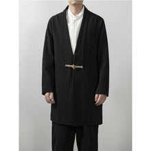 Load image into Gallery viewer, Mid-length Cotton And Linen Windbreaker Cardigan