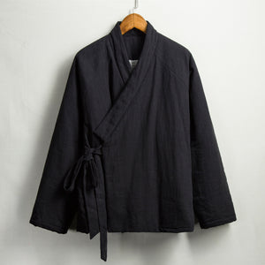 Thickened and Warm Retro Slanted Cotton Jacket