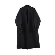Load image into Gallery viewer, Vintage Baroque Print Patchwork Long Trench Coat