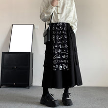 Load image into Gallery viewer, Wide Leg Pants Versatile Loose Nine-Point Pants