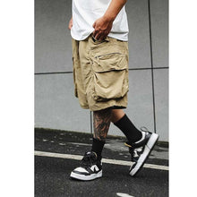 Load image into Gallery viewer, Large Pocket Zipper Casual Loose Shorts