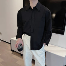 Load image into Gallery viewer, Casual Solid Color Loose Long Sleeve Shirt