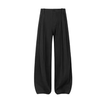 Load image into Gallery viewer, Tencel Linen Double Pleat Straight Drape Trousers