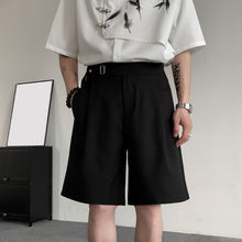 Load image into Gallery viewer, Straight-leg Casual Pants with Belt Design