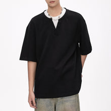 Load image into Gallery viewer, Fake Two Piece Heavyweight Loose T-shirt