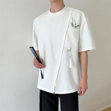 Load image into Gallery viewer, Embroidered Fringe Casual T-shirt