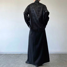 Load image into Gallery viewer, Vintage Stand Collar Print Long Sleeve Shirt