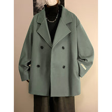 Load image into Gallery viewer, Double-breasted Loose Woolen Jacket